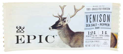 Epic - Venison Sea Salt + Pepper Bar