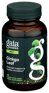 Ginkgo Leaf, 60 Caps