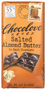 Chocolove Salted Almond Butter in Dark Chocolate