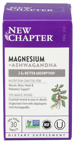New Chapter - Magnesium + Ashwagandha