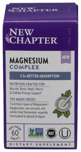 New Chapter - Magnesium Complex, 60 tabs