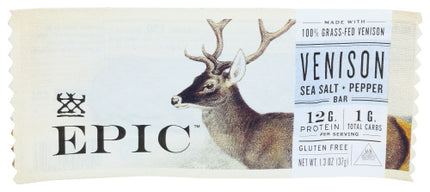 Epic - Venison Sea Salt + Pepper Bar