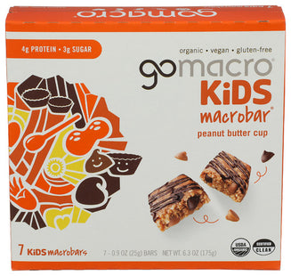 GoMacro - MacroBar Kids Peanut Butter Cup (7 pc)