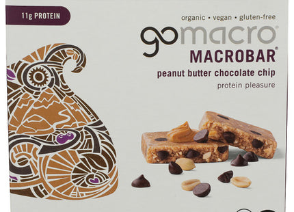 GoMacro MacroBar - Peanut Butter Chocolate Chip "Protein Pleasure" (4 pc)