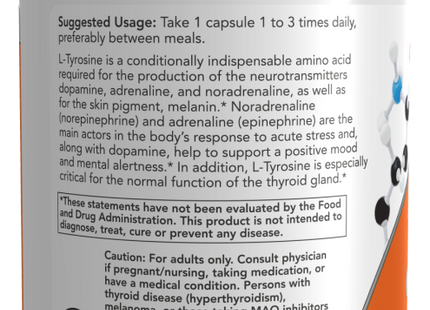 L-Tyrosine 500 mg Capsules