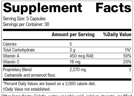 A-C Carbamide®, 90 Capsules, Rev 12 Supplement Facts