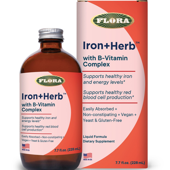 Flora Iron with Vitamin B Complex, 7.7 fl oz