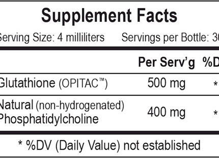 Empirical Labs Liposomal Glutathione Liquid (4 fl oz)