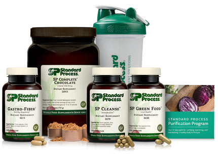 Purification Product Kit with SP Complete® Chocolate and Gastro-Fiber®, 1 Kit with SP Complete Chocolate and Gastro-Fiber