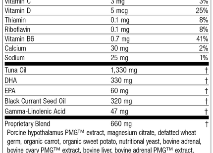 General Female Endocrine Pack, 60 Packs/Box, Rev 11 Supplement Facts
