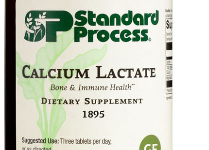 An image of a bottle of Calcium Lactate, 180 tablets.