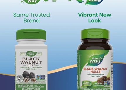 Nature's Way - Black Walnut Hulls, 100 Caps