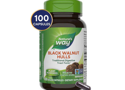 Nature's Way - Black Walnut Hulls, 100 Caps