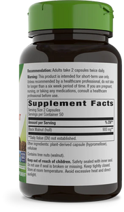 Nature's Way - Black Walnut Hulls, 100 Caps