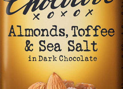 Almonds, Toffee, & Sea Salt Dark Chocolate Bar