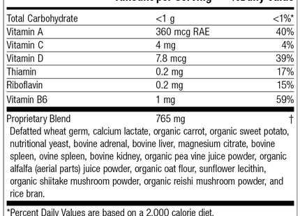 Catalyn, 360 tablets, Supplement Facts