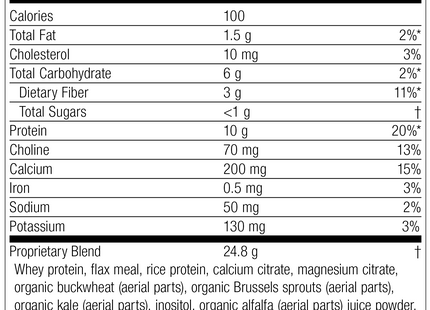 SP Complete®, 28 Ounces, Rev 17 Supplement Facts