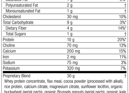 SP Complete® Chocolate, 26 Ounces, Rev 05 Supplement Facts