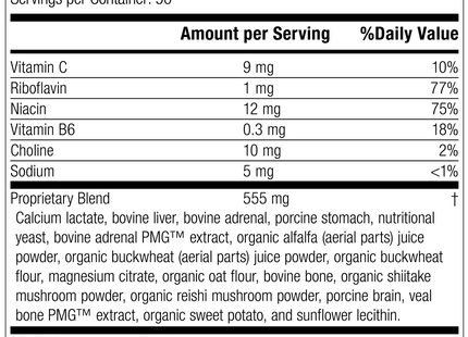 Image of the Rev 01 of Drenamin label.