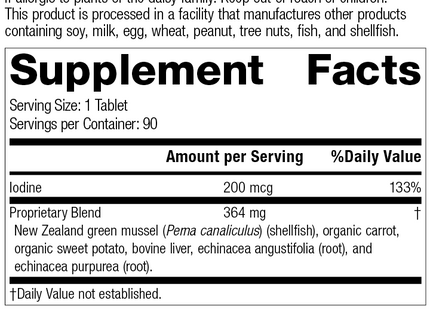 Iodomere®, 90 Tablets, Rev 14 Supplement Facts