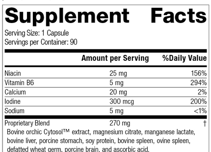 Min-Chex®, 90 Capsules, Rev 11 Supplement Facts