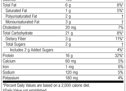 StandardBar®-Cocoa Crisp, Rev 06 Supplement Facts