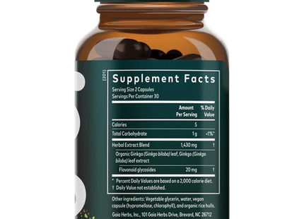 Ginkgo Leaf, 60 Caps