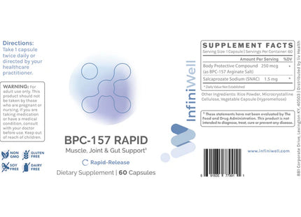 BPC-157 Rapid - 250 mcg, 60 caps