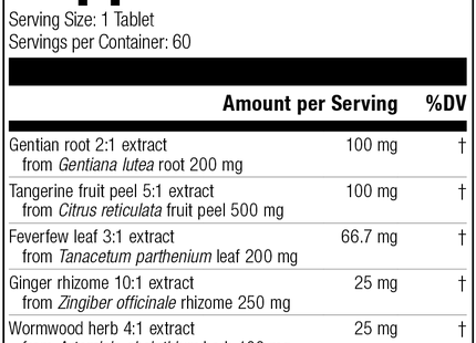 DiGest Forte, 60 Tablets, Rev 02 Supplement Facts