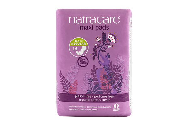 Natracare - Maxi Pads Regular, 14 ct