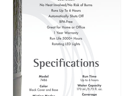 Metal Touch Ultrasonic Oil Diffuser