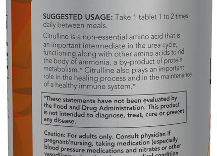 L-Citrulline, Extra Strength 1200 mg Tablets