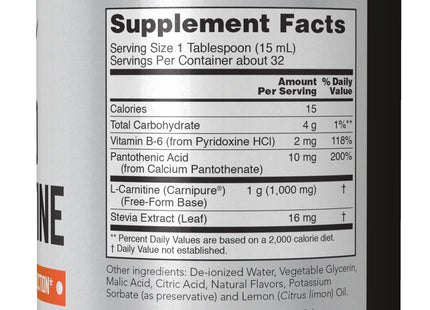 L-Carnitine Liquid 1000 mg Citrus